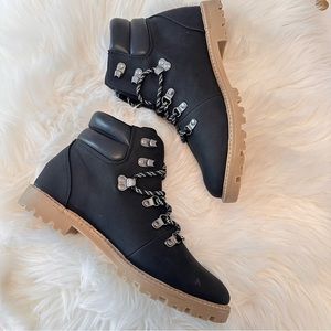 New Black Combat Boots Size 11